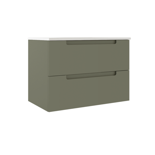 ICO Bath Coda 31″ Two Drawer Wall-Mounted Vanity