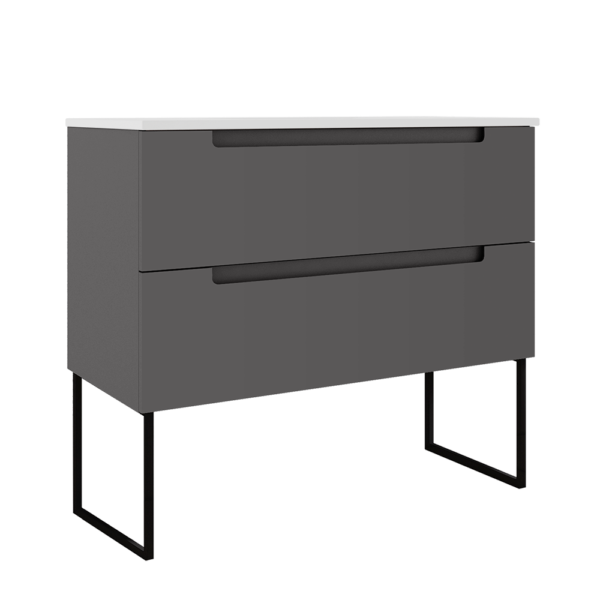 ICO Bath Coda 36″ Two Drawer Wall-Mounted Vanity