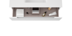 ICO Bath Coda Rippled 36″ Two Drawer Wall-Mounted Vanity