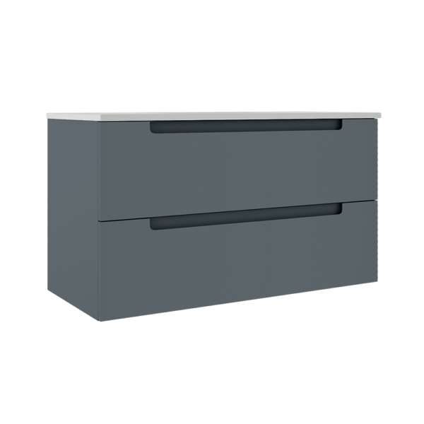 ICO Bath Coda 36″ Two Drawer Wall-Mounted Vanity