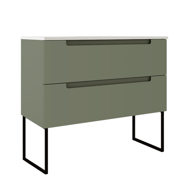 ICO Bath Coda 36″ Two Drawer Wall-Mounted Vanity