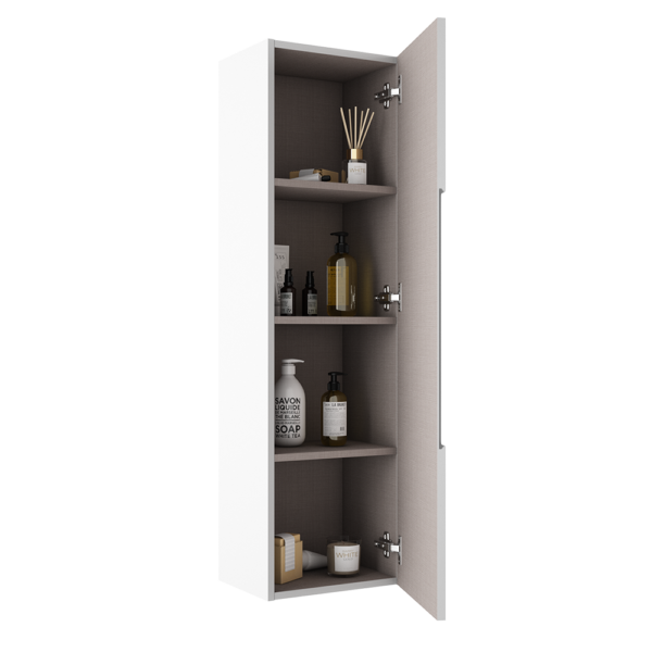 ICO Bath Coda Rippled Left/Right Hand Wall Cabinet