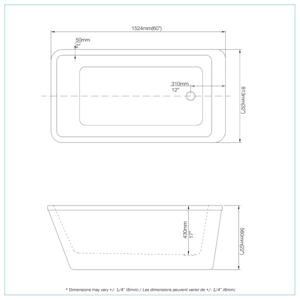 Bain Signature Jordan Freestanding Bathtub — product view 7