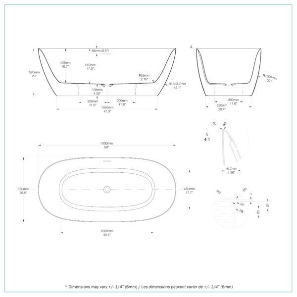 Bain Signature Balance Matte Black 59 — view 7
