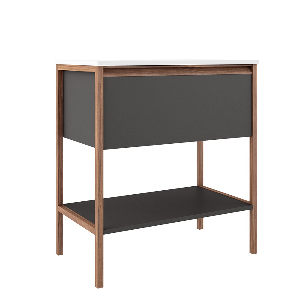 ICO Bath Tempo 31″ One Drawer One Shelf Freestanding Vanity ICO Bath Tempo 31″ One Drawer One Shelf Freestanding Vanity