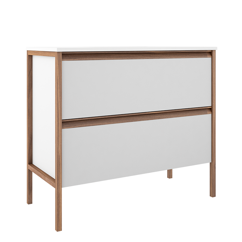 ICO Bath Tempo 36″ Two Drawer Freestanding Vanity ICO Bath Tempo 36″ Two Drawer Freestanding Vanity