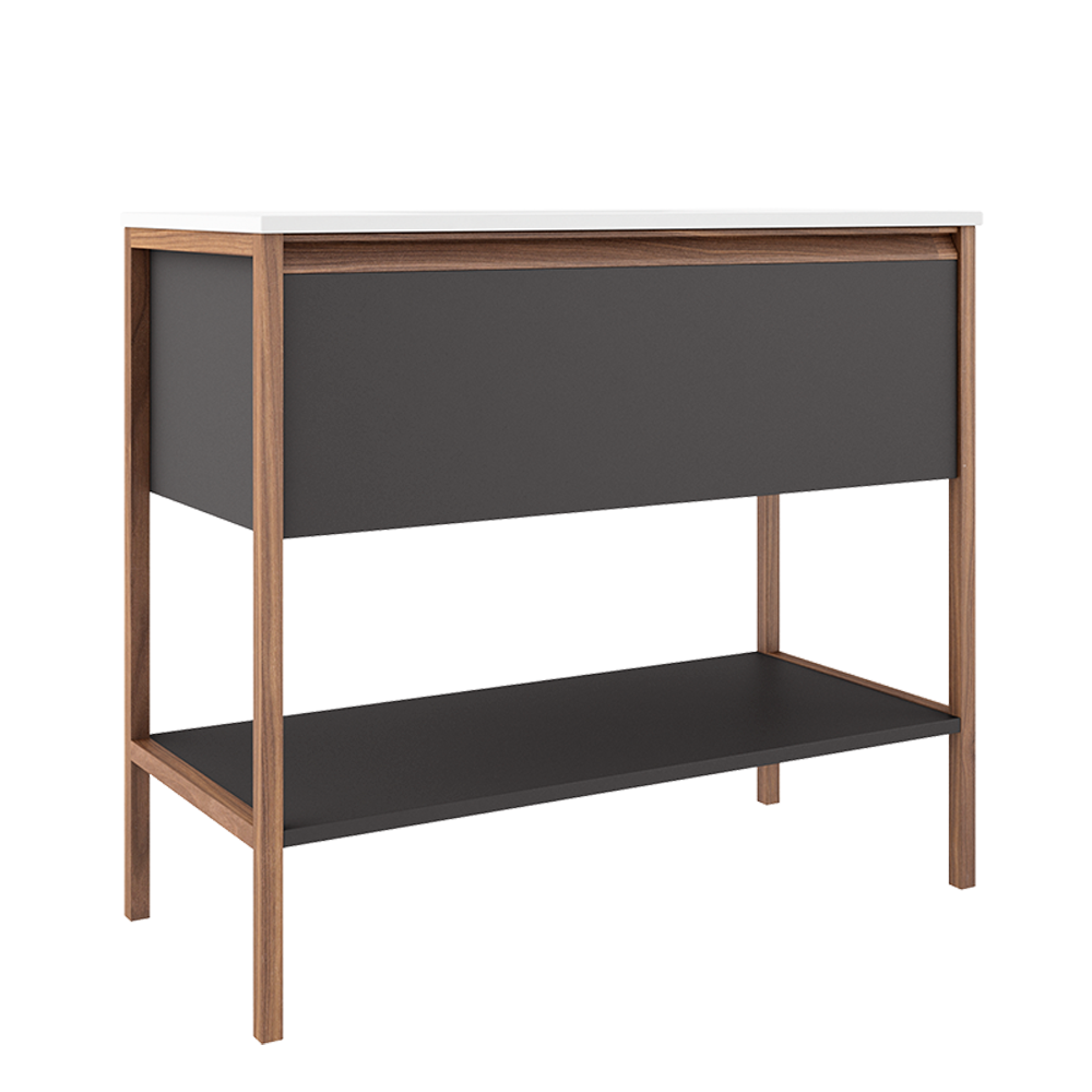 ICO Bath Tempo 36″ One Drawer One Shelf Freestanding Vanity ICO Bath Tempo 36″ One Drawer One Shelf Freestanding Vanity