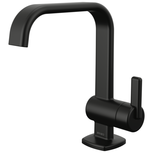 Brizo Allaria single handle bathroom faucet in Matte Black