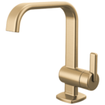 Brizo Allaria single handle bathroom faucet in Brilliance® Luxe Gold®