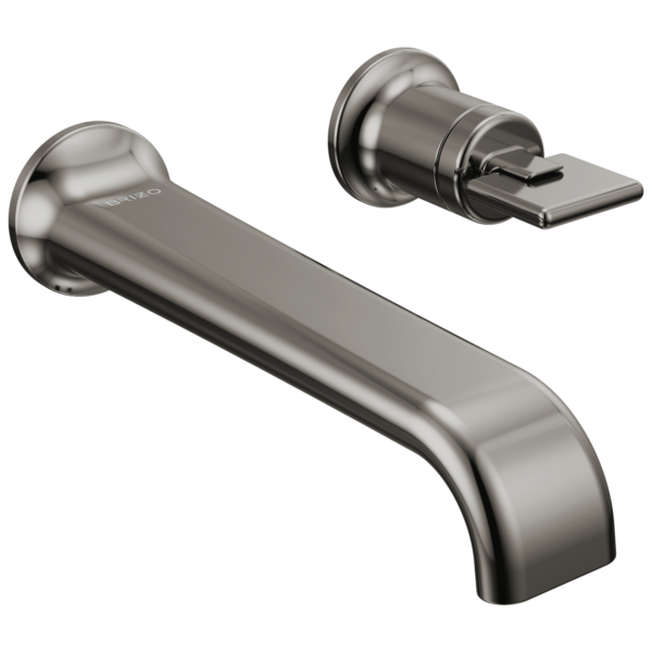 Brizo Allaria HK5867-BNX Wall Mount Faucet Brizo Allaria wall mount faucet in Brilliance® Black Onyx with Knob handle