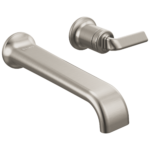Brizo Allaria wall mount faucet in Brilliance® Luxe Nickel® with Twist Lever handle