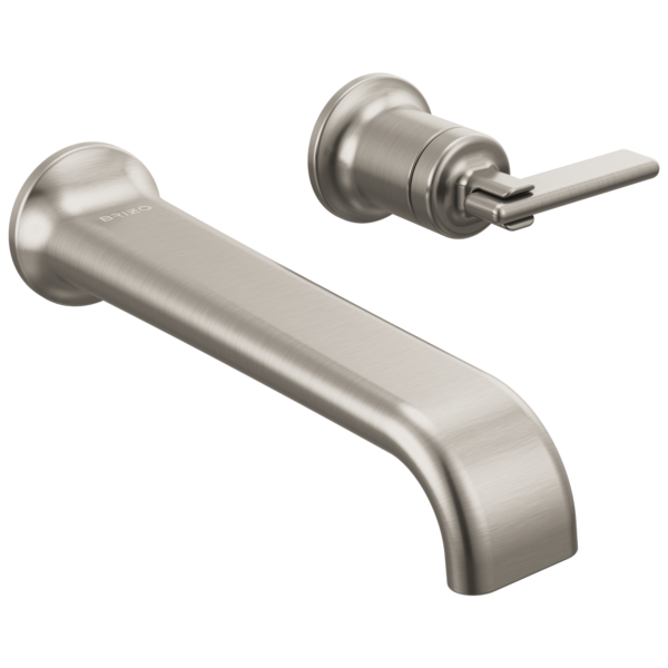 Brizo Allaria wall mount faucet in Brilliance® Luxe Nickel® with Lever handle
