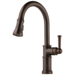 Brizo Artesso Single Handle Pull-Down Kitchen Faucet in Venetian Bronze®, 63025LF-RB