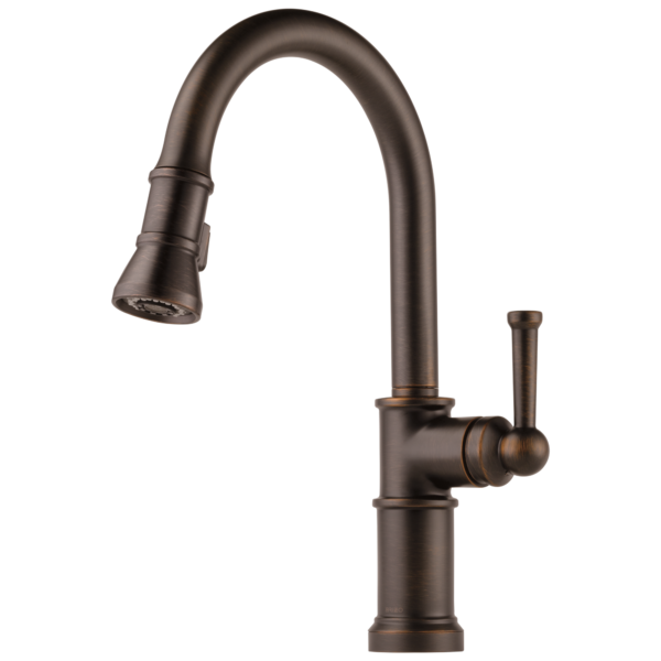 Brizo Artesso Single Handle Pull-Down Kitchen Faucet in Venetian Bronze®, 63025LF-RB