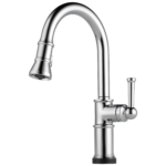 Brizo Artesso SmartTouch® Pull-Down Kitchen Faucet in Polished Chrome, 64025LF-PC