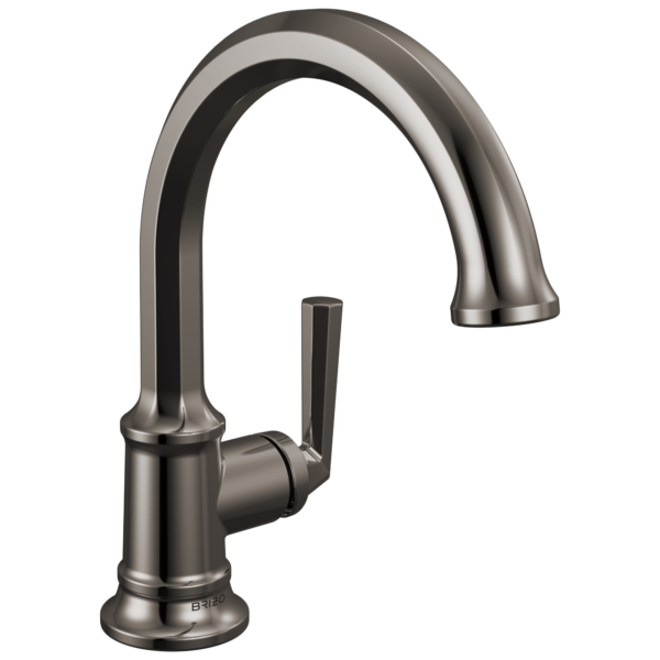 Brizo Beauclere single-handle bathroom faucet in Brilliance® Black Onyx