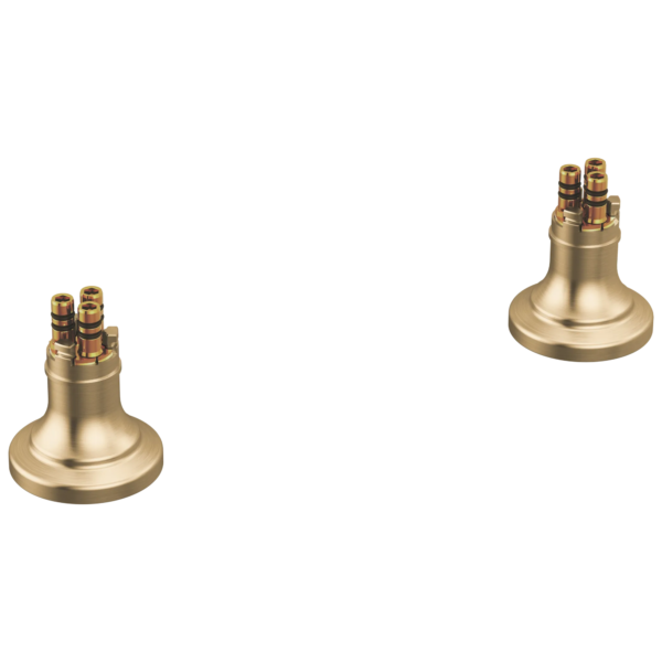 Brizo Faircroft Deck Mount Riser - Low in Brilliance® Luxe Gold®, T70749-GL, one pair