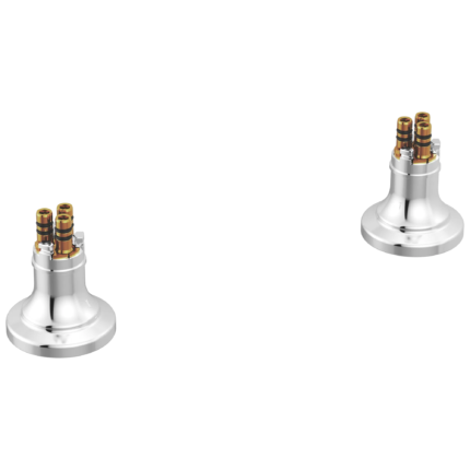 Brizo Faircroft Deck Mount Riser - Low in Polished Chrome, T70749-PC, one pair