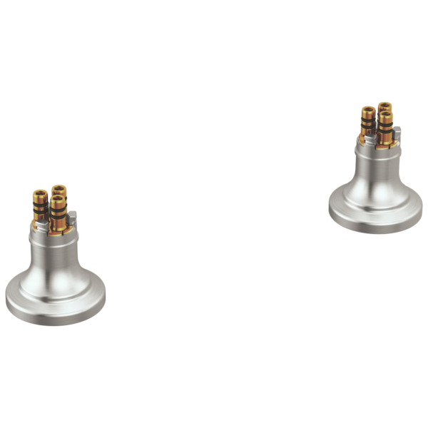 Brizo Faircroft Deck Mount Riser - Low in Brilliance® Stainless, T70749-SS, one pair