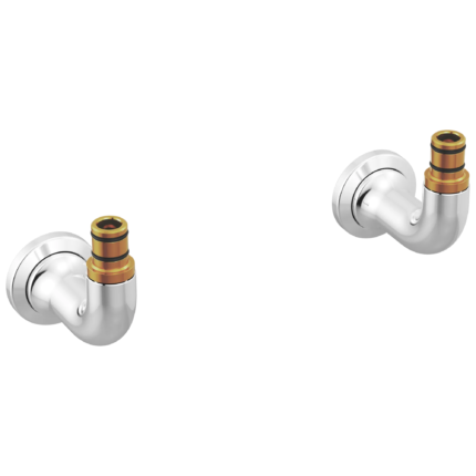 Brizo Faircroft Wall Mount Union - Long in Polished Chrome, T70848-PC, one pair