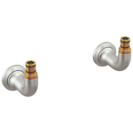 Brizo Faircroft Wall Mount Union - Long in Brilliance® Stainless, T70848-SS, one pair