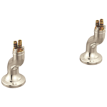 Brizo Faircroft Deck Mount Riser - Angled in Brilliance® Polished Nickel, T70949-PN, one pair