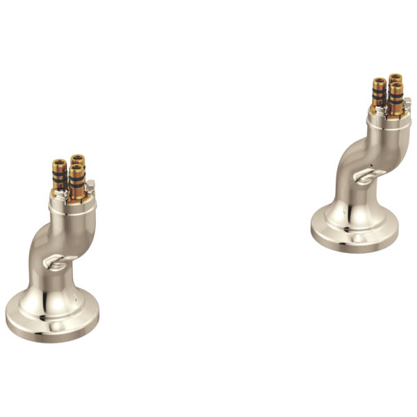 Brizo Faircroft Deck Mount Riser - Angled in Brilliance® Polished Nickel, T70949-PN, one pair