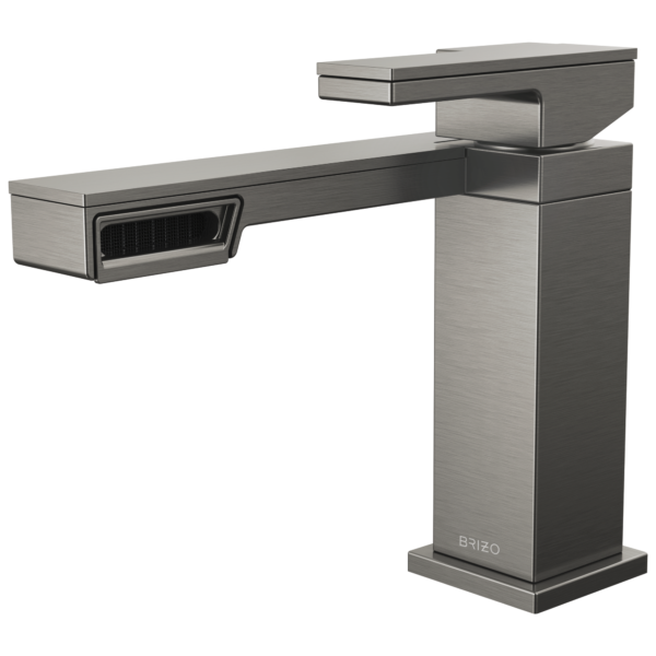 Brizo Frank Lloyd Wright single-handle bathroom faucet in Brilliance® Luxe Steel®