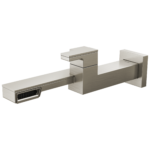 Frank Lloyd Wright wall mount bathroom faucet in Brilliance® Luxe Nickel®