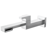 Frank Lloyd Wright wall mount bathroom faucet in Polished Chrome