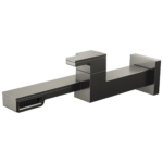 Frank Lloyd Wright wall mount bathroom faucet in Brilliance® Luxe Steel®