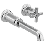 Brizo Invari wall faucet in Polished Chrome with Cross