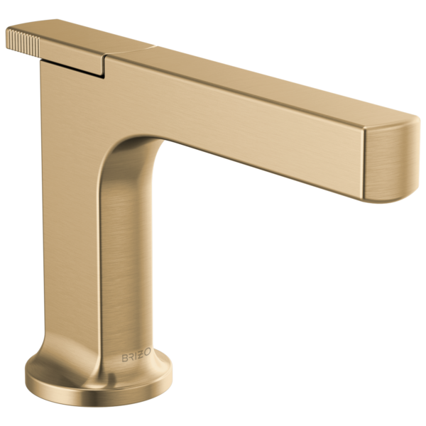 Brizo Kintsu bathroom faucet in Brilliance® Luxe Gold®
