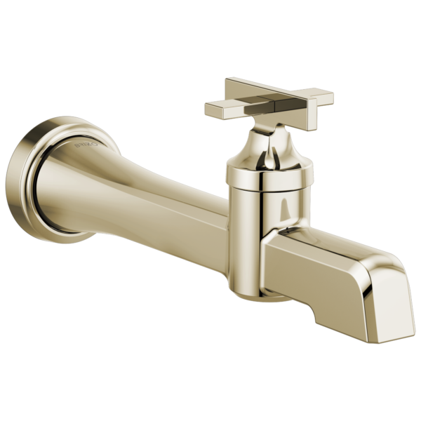 Brizo Levoir wall mount bathroom faucet in Brilliance® Polished Nickel