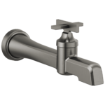 Brizo Levoir wall mount bathroom faucet in Brilliance® Luxe Steel®
