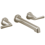 Brizo Levoir wall faucet in Brilliance® Luxe Nickel® with Lever handles