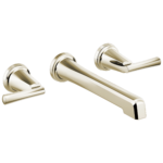 Brizo Levoir wall faucet in Brilliance® Polished Nickel with Lever handles
