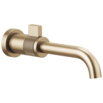 Brizo Litze wall mount faucet in Brilliance® Luxe Gold®