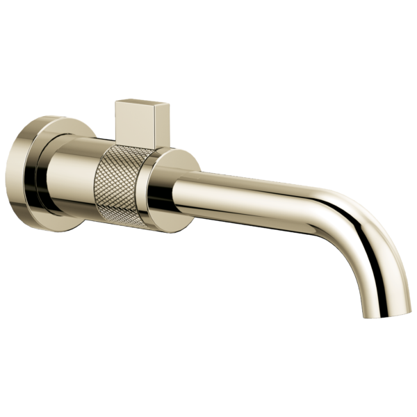 Brizo Litze wall mount faucet in Brilliance® Polished Nickel