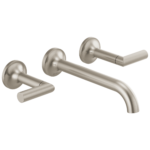 Brizo Odin wall mount faucet in Brilliance® Brushed Nickel with Lever handles