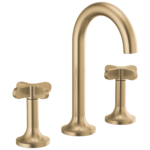 Brizo widespread faucet in Brilliance® Luxe Gold® with High Cross handles