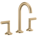 Brizo widespread faucet in Brilliance® Luxe Gold® with High Lever handles