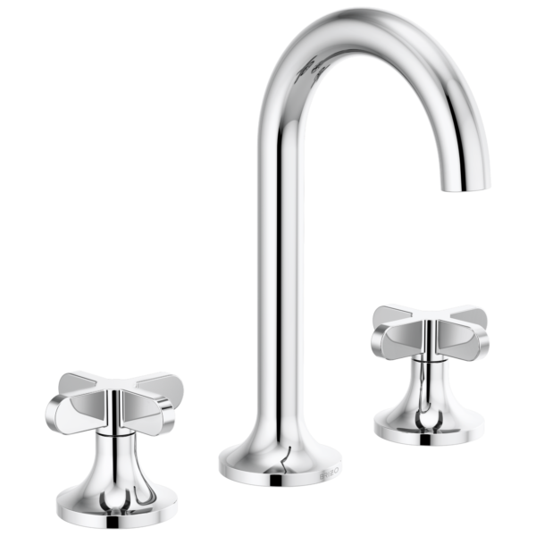 Brizo widespread faucet in Polished Chrome with Low Cross handles