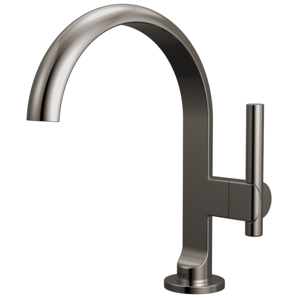 Brizo Roccesco Arc single-hole faucet in Brilliance® Black Onyx