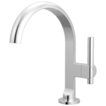 Brizo Roccesco Arc single-hole faucet in Polished Chrome