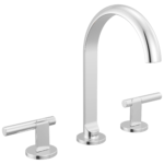 Brizo Roccesco Arc widespread faucet in Polished Chrome with Lever handles