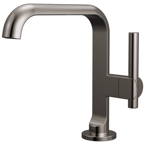 Brizo Roccesco Square single-hole faucet in Brilliance® Black Onyx