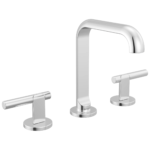 Brizo Roccesco Square widespread faucet in Polished Chrome with Lever handles