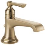 Brizo Rook single-handle faucet with standard spout in Brilliance® Luxe Gold®