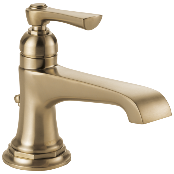 Brizo Rook single-handle faucet with standard spout in Brilliance® Luxe Gold®